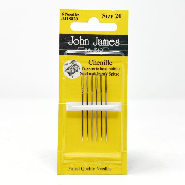 John James Chenille Sewing Needles Size 20