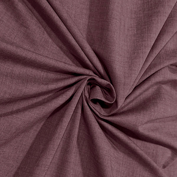 Yarn Dyed Cotton Chambray - Plum