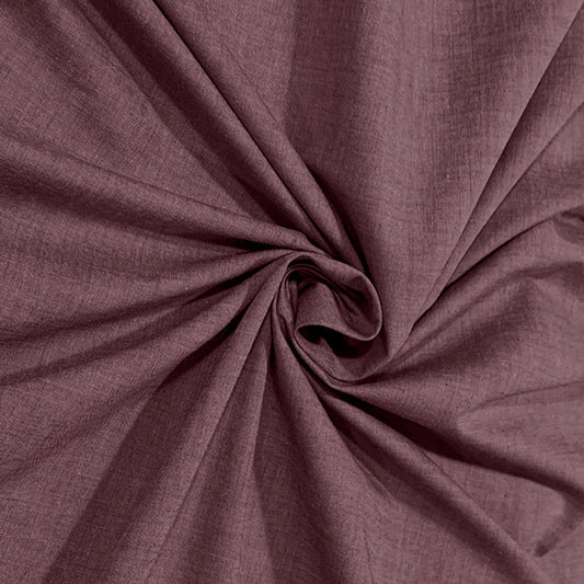 Yarn Dyed Cotton Chambray - Plum