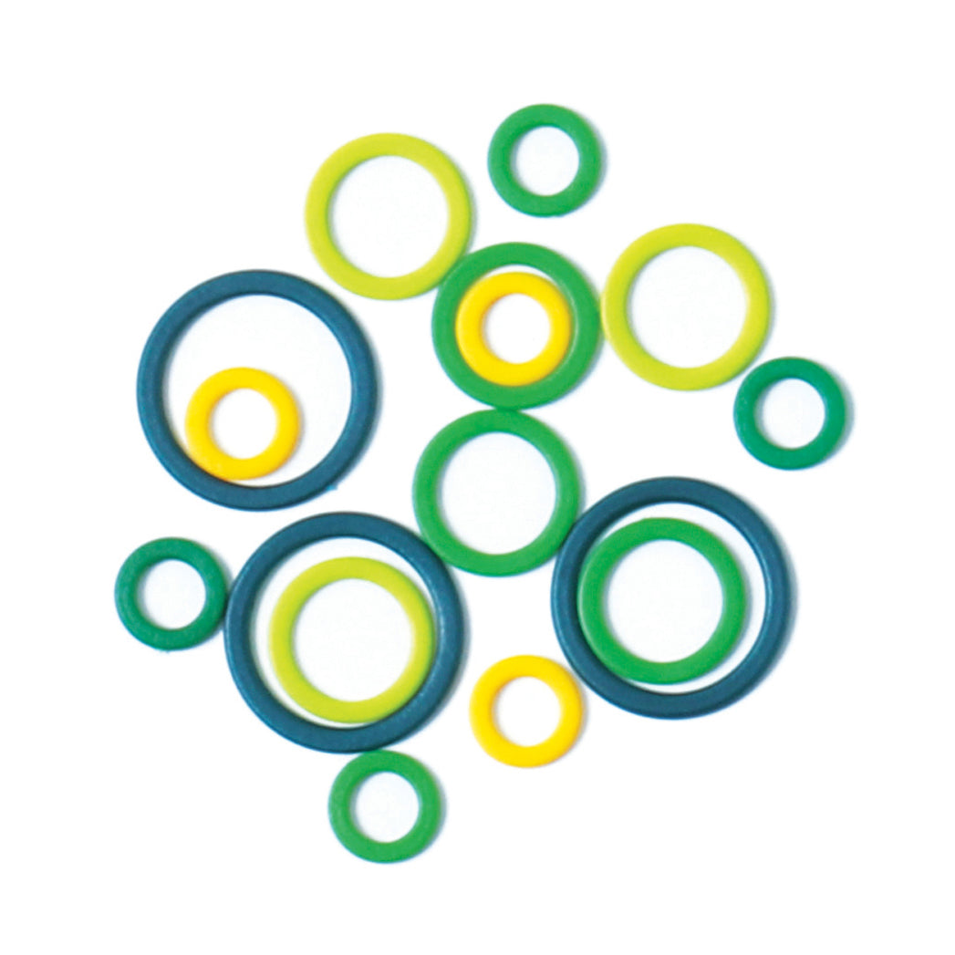 Ring stitch markers by Pony