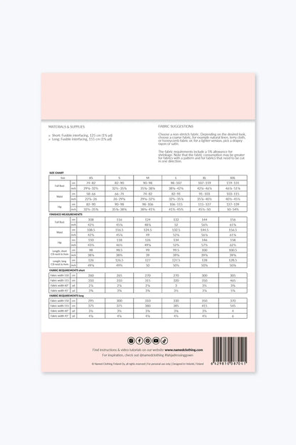 Lahja Unisex Dressing Gown Pattern by Named