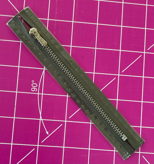 Prym Metal zip Dark Grey 14cm