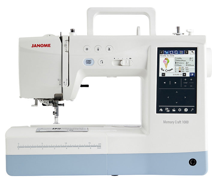 MC1000 combined sewing and embroidery machine