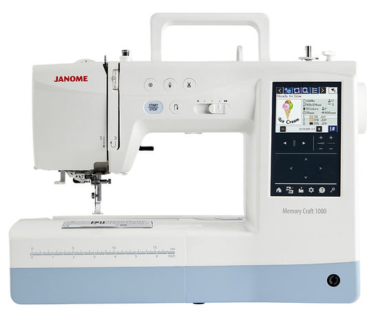 MC1000 combined sewing and embroidery machine