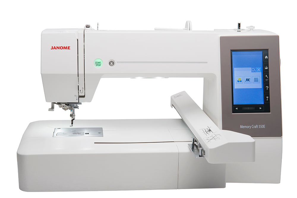Memory Craft 550E Limited Edition Embroidery Machine ***Special Purchase - Save £220 and Free Artistic Software worth £379***