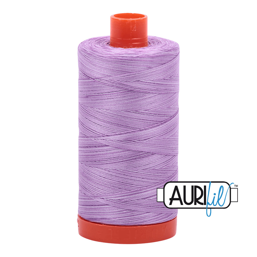 Variegated (3840) Aurifil Cotton Thread - 50's Weight - 1300 metres FRENCH LILAC