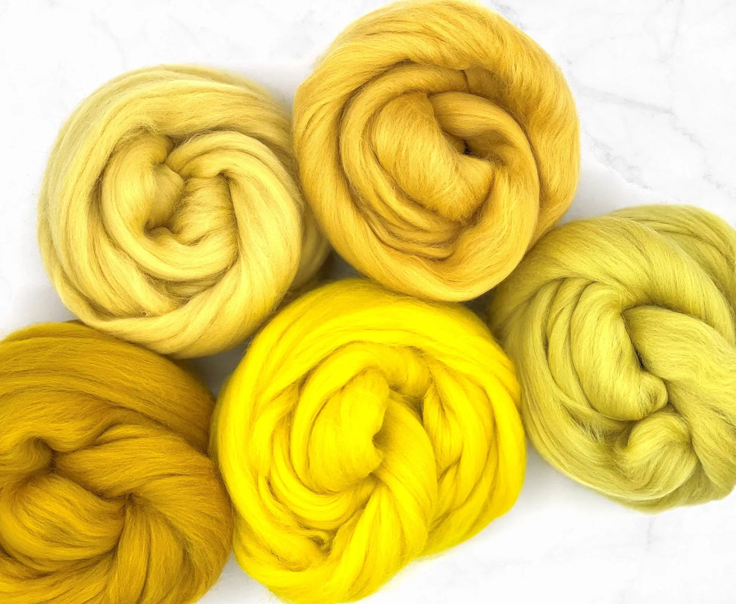 Yummy Yellow Mixed Bag - 100% Merino Wool