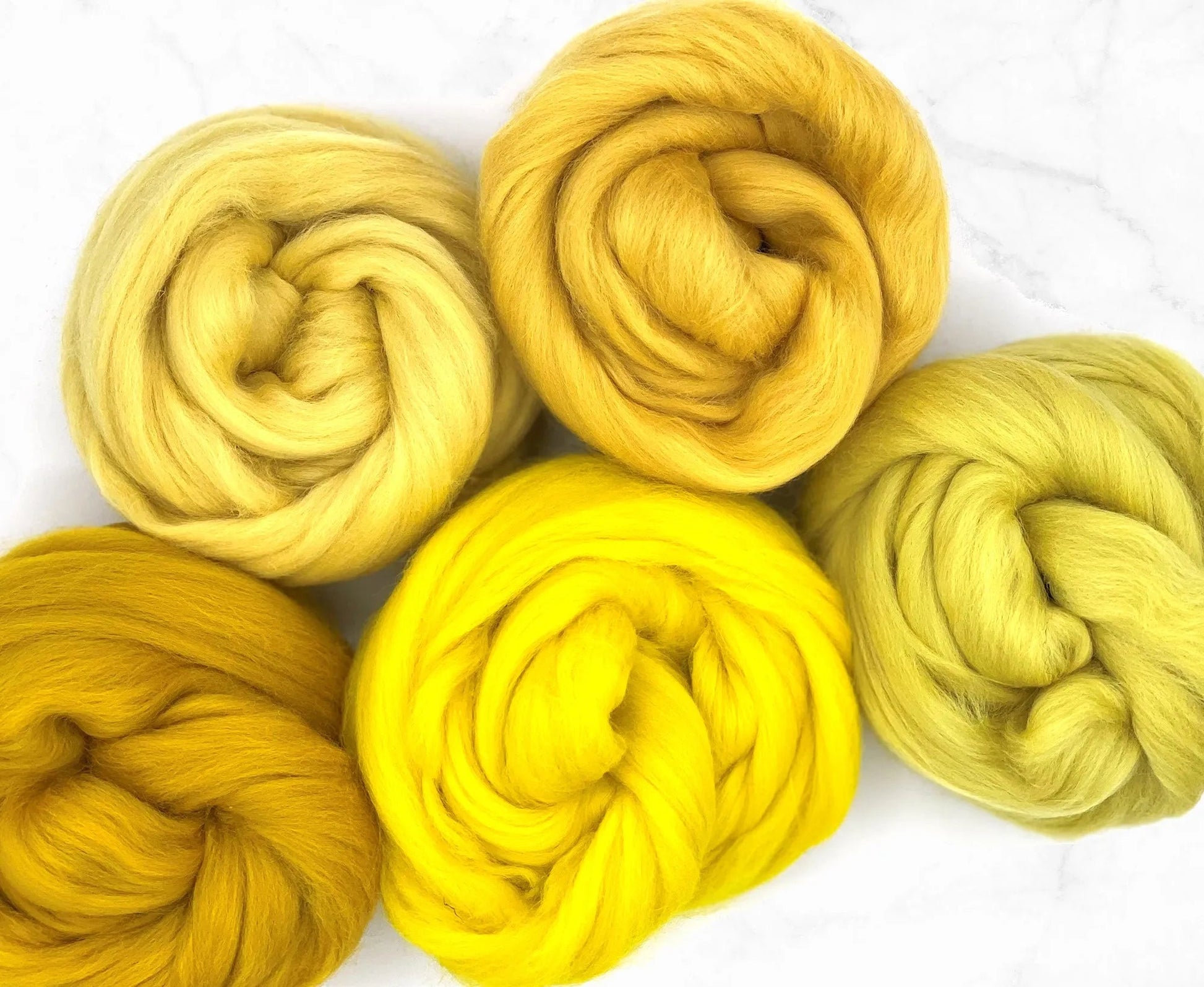 Yummy Yellow Mixed Bag - 100% Merino Wool