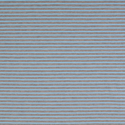 Blue & Grey Striped Knit – Nantes by Modelo Fabrics