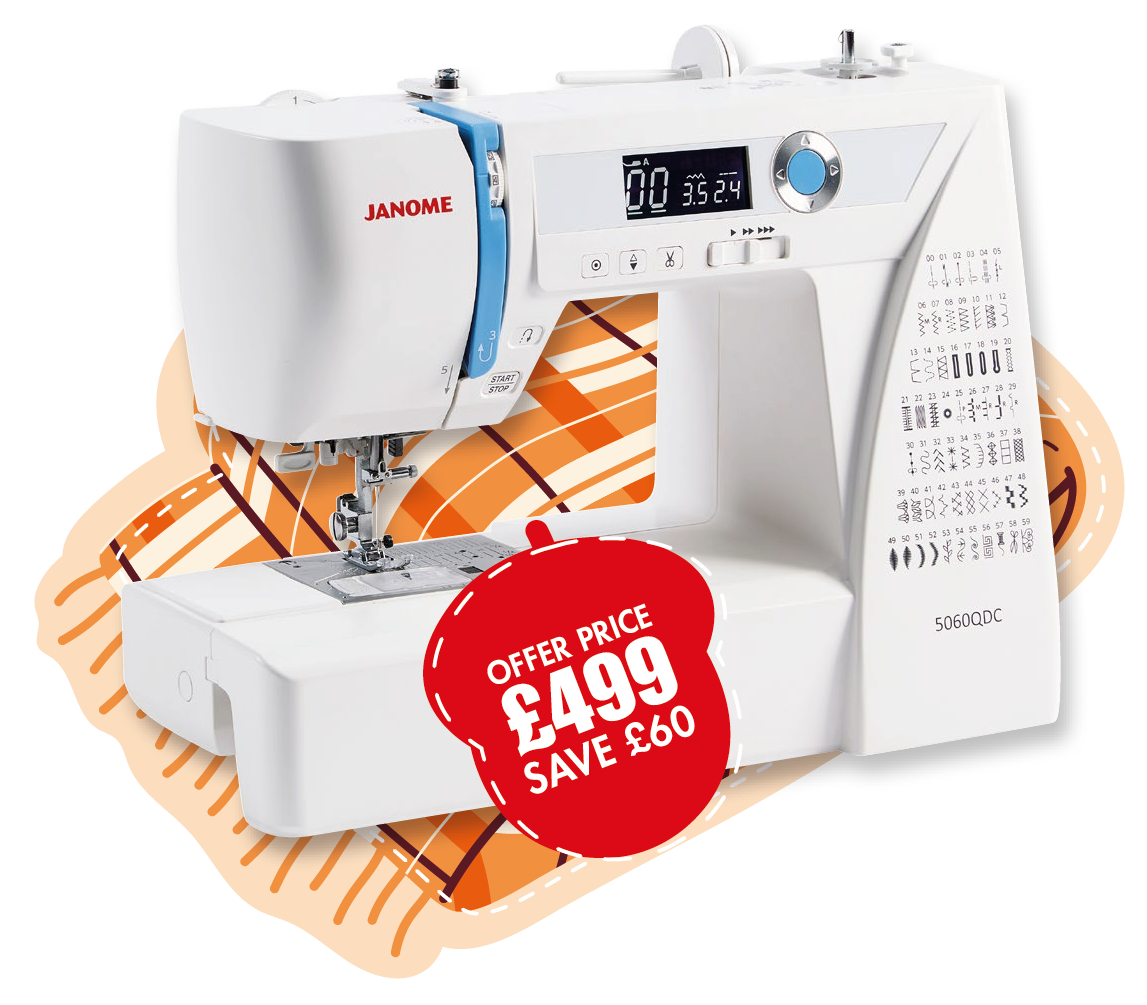 Janome 5060QDC Computerised Sewing Machine with 60 stitches ***Special Purchase - Save £60***