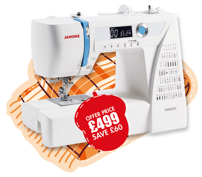 Janome 5060QDC Computerised Sewing Machine with 60 stitches ***Special Purchase - Save £60***