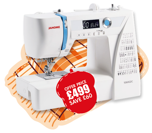 Janome 5060QDC Computerised Sewing Machine with 60 stitches ***Special Purchase - Save £60***