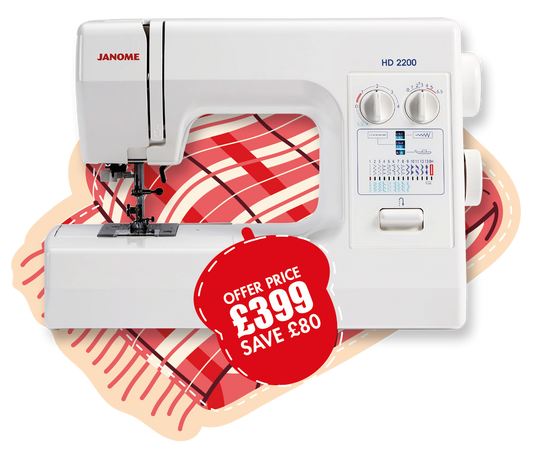 Janome HD2200 Mechanical Sewing Machine ***Special Purchase - Save £80***