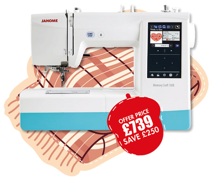 Janome Memory Craft 100E Embroidery Only ***Special Purchase - Save £250***