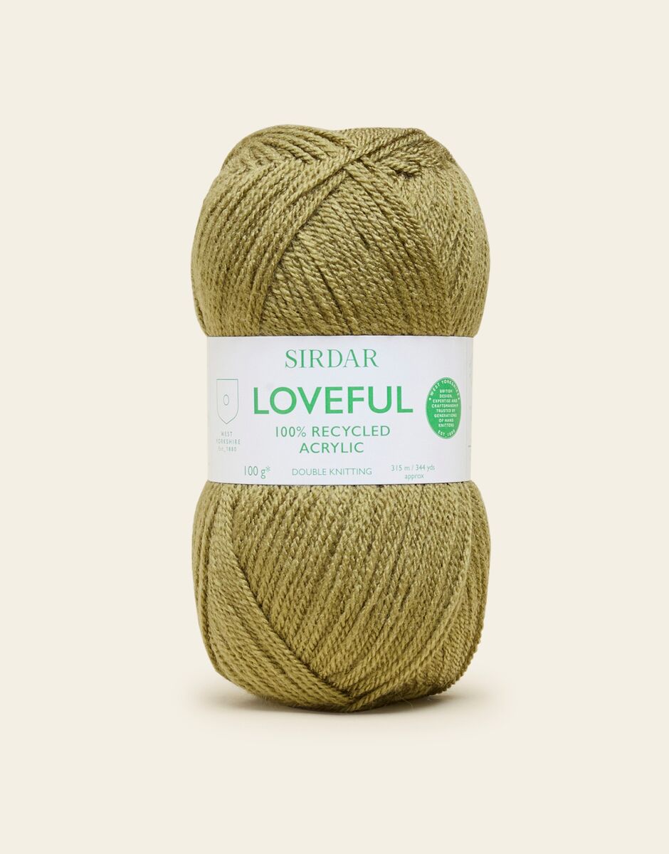 Sirdar Loveful 100% Recycled Acrylic DK, 100g