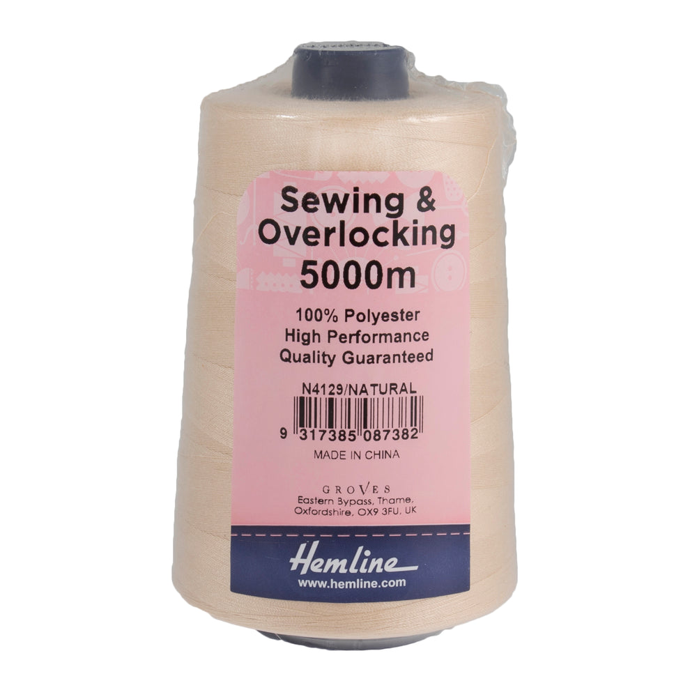 Overlocking Thread 5000m Black overlocking thread 5000m – Stitching Kitchen