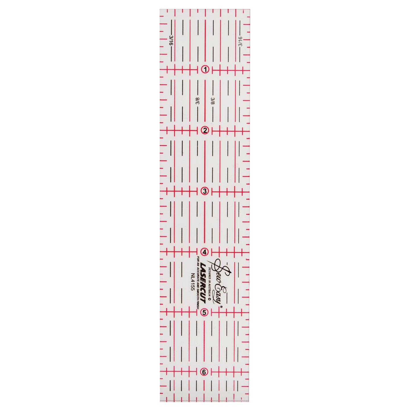 Patchwork Ruler 6.5 x 1.5 inches