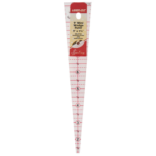 Mini Wedge: 9 Degree Patchwork Ruler