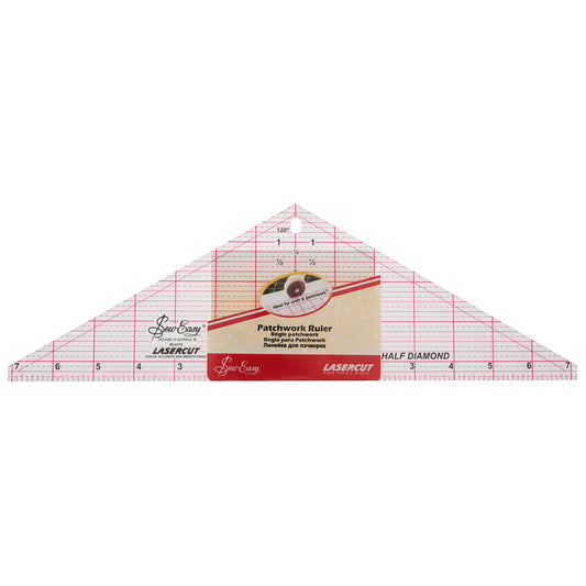 Half Diamond Quilting Ruler : 14.5 x 4.5in