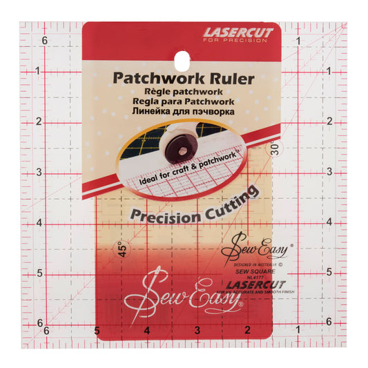 Patchwork Ruler 6.5 x 6.5 inches