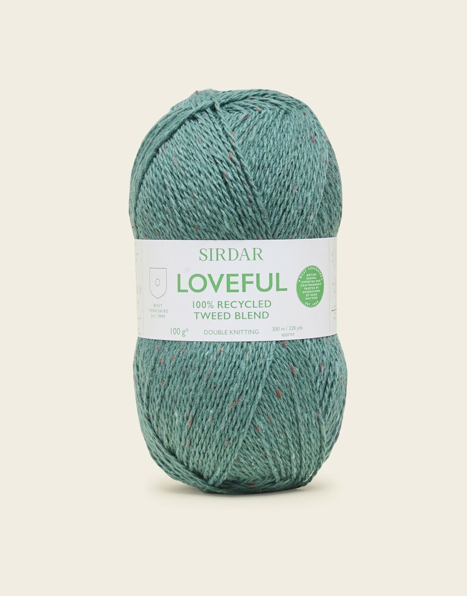 Sirdar Loveful 100% Recycled Tweed Blend Acrylic Double Knit Yarn