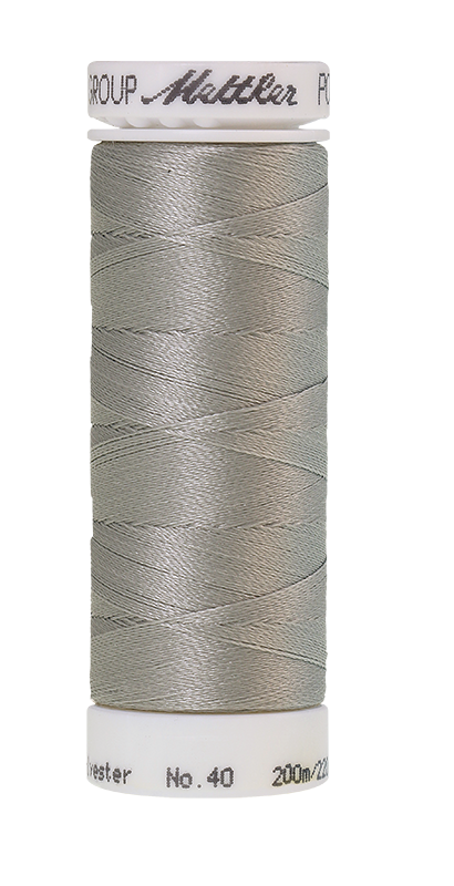 Mettler POLY SHEEN 40 200m Embroidery Thread 0142 - Sterling