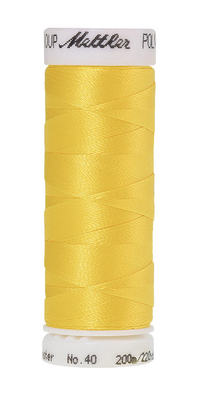 Mettler POLY SHEEN 40 200m Embroidery Thread 0310 - Yellow