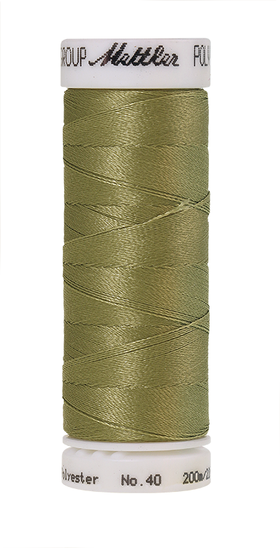 Mettler POLY SHEEN 40 200m Embroidery Thread 0453 - Army Drab
