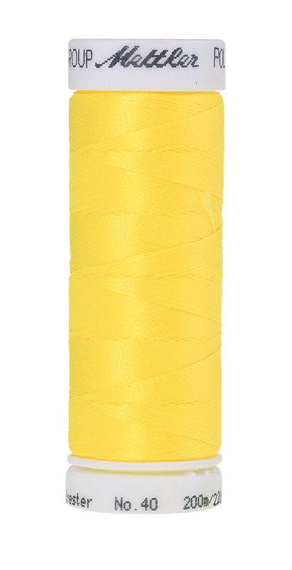Mettler POLY SHEEN 40 200m Embroidery Thread 0501 - Sun