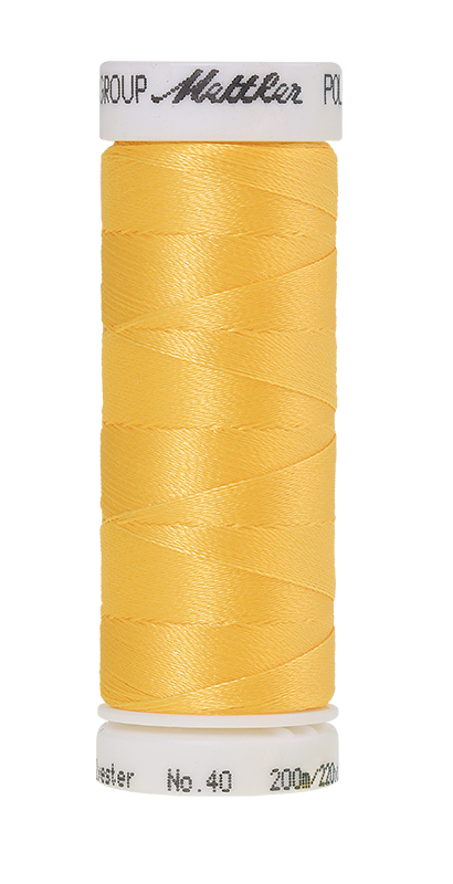 Mettler POLY SHEEN 40 200m Embroidery Thread 0630 - Butter Cup