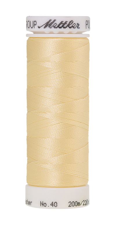 Mettler POLY SHEEN 40 200m Embroidery Thread 0660 - Vanilla