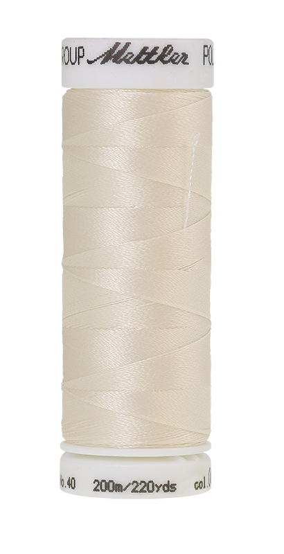 Mettler POLY SHEEN 40 200m Embroidery Thread 0670 - Cream