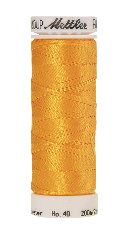 Mettler POLY SHEEN 40 200m Embroidery Thread 0702 - Papaya