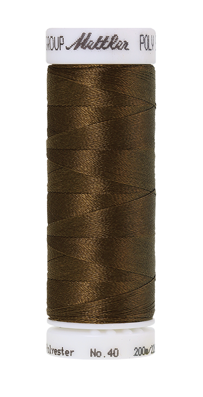 Mettler POLY SHEEN 40 200m Embroidery Thread 0747 - Golden Brown