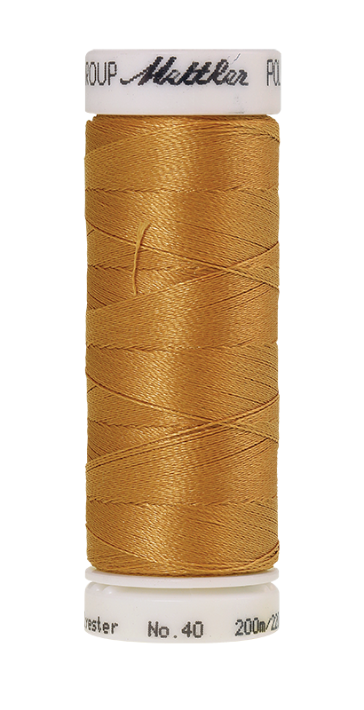 Mettler POLY SHEEN 40 200m Embroidery Thread 0842 - Toffee