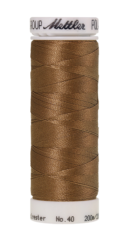 Mettler POLY SHEEN 40 200m Embroidery Thread 0853 - Pecan