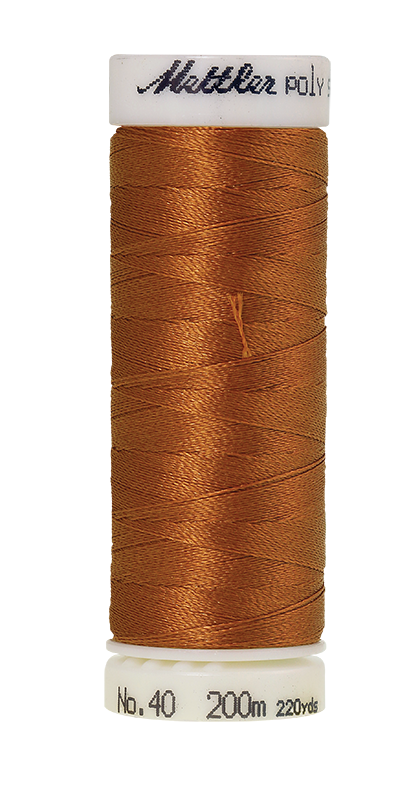 Mettler POLY SHEEN 40 200m Embroidery Thread 0932 - Nutmeg