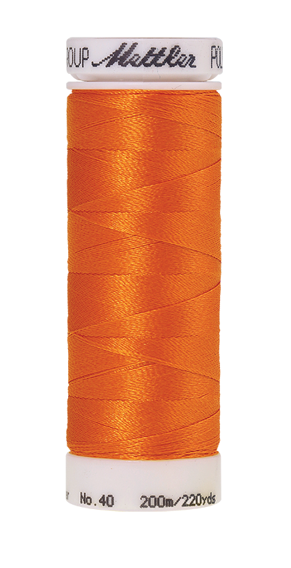 Mettler POLY SHEEN 40 200m Embroidery Thread 1102 - Pumpkin