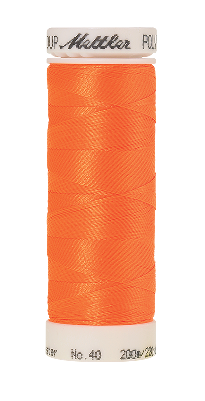 Mettler POLY SHEEN 40 200m Embroidery Thread 1106 - Orange