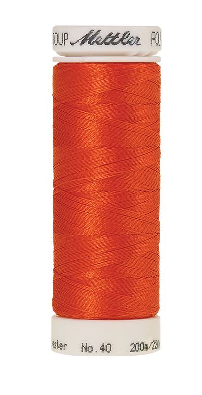 Mettler POLY SHEEN 40 200m Embroidery Thread 1304 - Red Pepper