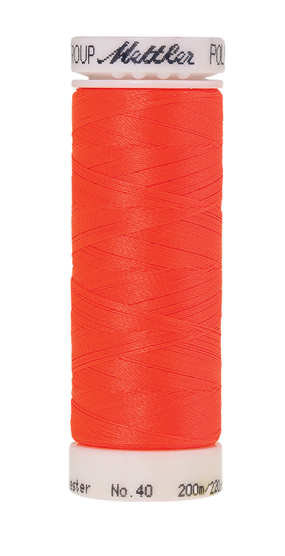 Mettler POLY SHEEN 40 200m Embroidery Thread 1306 - Devil Red
