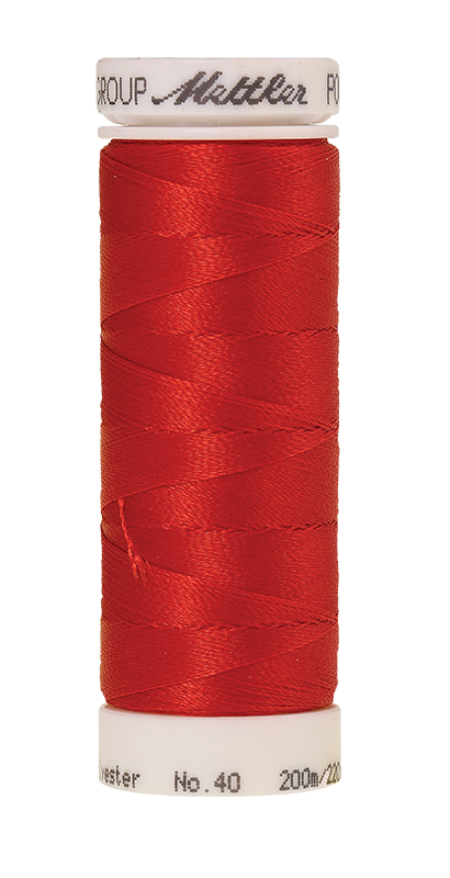 Mettler POLY SHEEN 40 200m Embroidery Thread 1704 - Candy Apple