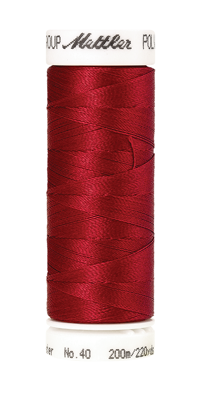 Mettler POLY SHEEN 40 200m Embroidery Thread 1902 - Poinsettia
