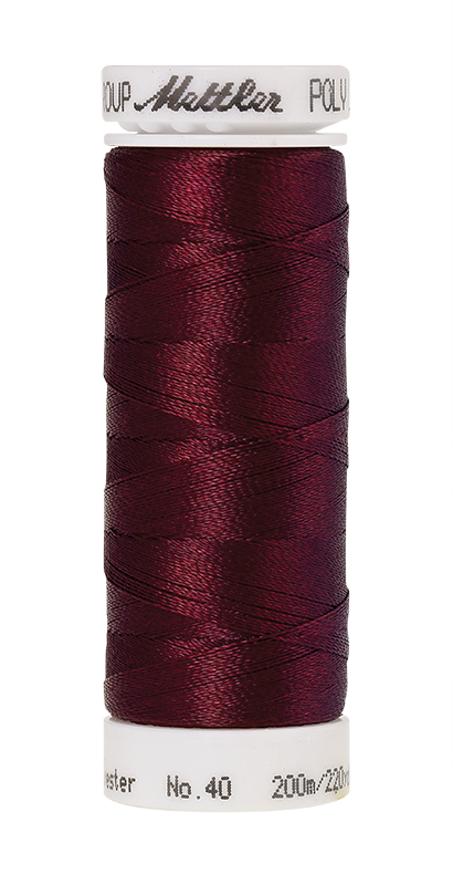Mettler POLY SHEEN 40 200m Embroidery Thread 2123 - Boreaux