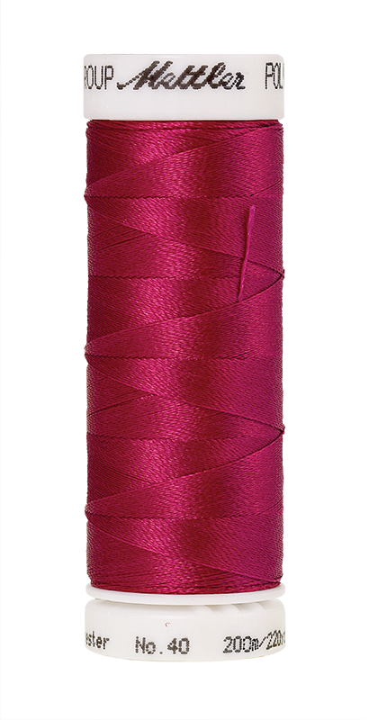 Mettler POLY SHEEN 40 200m Embroidery Thread 2300 - Bright Ruby