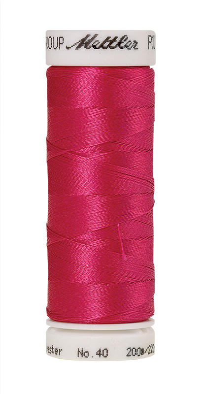 Mettler POLY SHEEN 40 200m Embroidery Thread 2320 - Raspberry
