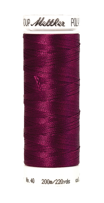 Mettler POLY SHEEN 40 200m Embroidery Thread 2500 - Boysenberry