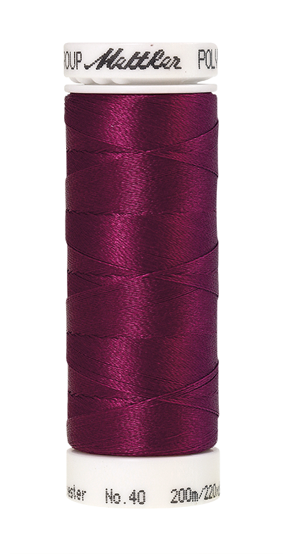 Mettler POLY SHEEN 40 200m Embroidery Thread 2506 - Cerise