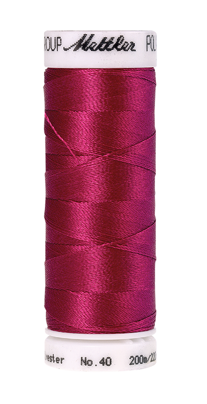 Mettler POLY SHEEN 40 200m Embroidery Thread 2521 - Fuschia