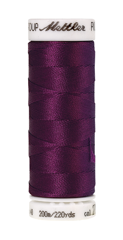 Mettler POLY SHEEN 40 200m Embroidery Thread 2711 - Dark Current